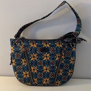 Lug Swivel Crossbody Tiles Teal NWT